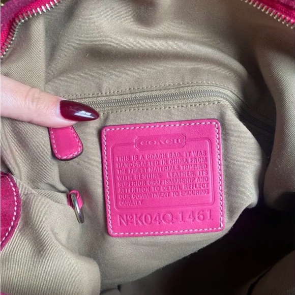 Coach Pink Hobo Bag - Picture 2 of 5
